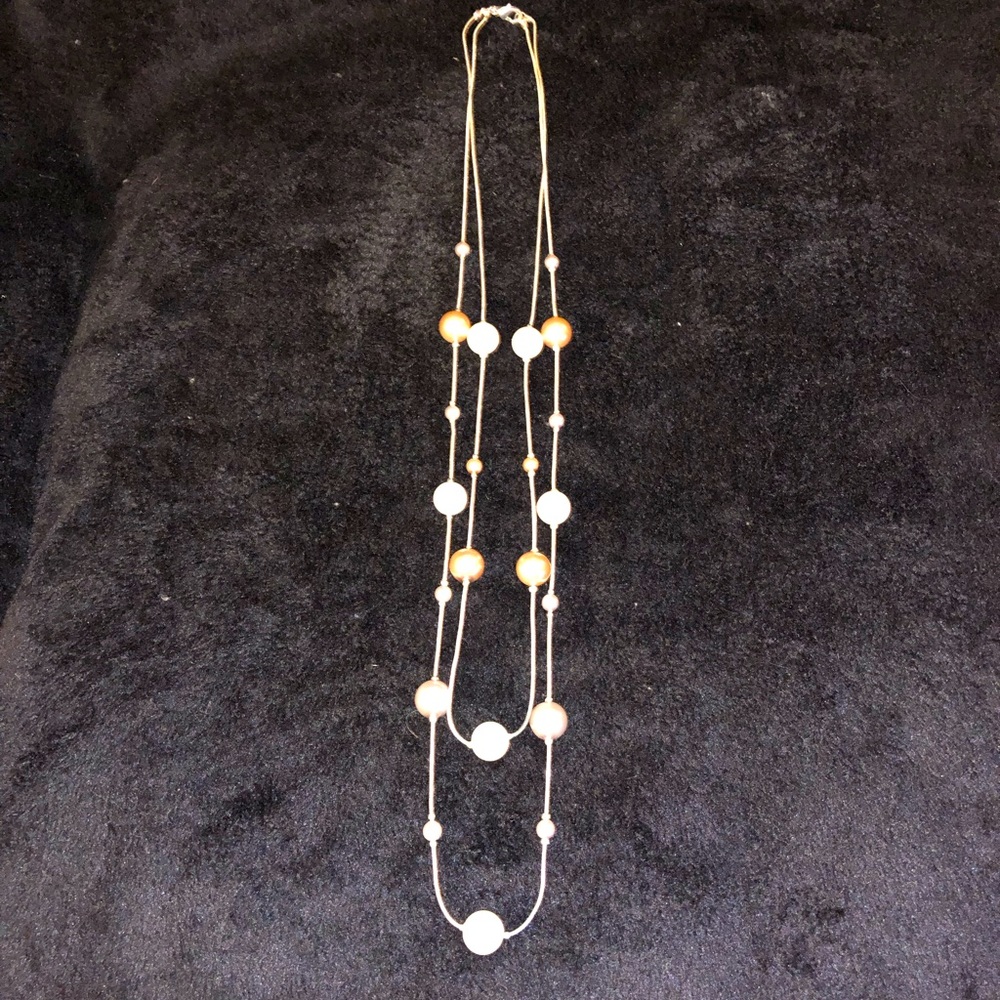 Pearl Double Wrap RMN Necklace